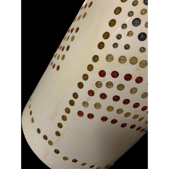 American Flag Vintage Resin Beads Lawnware Style Swag Light - Picture 5 of 5